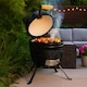 image 7 of Kamado 13" Ceramic BBQ Grill Smoker Charcoal Cooking Oven Portable