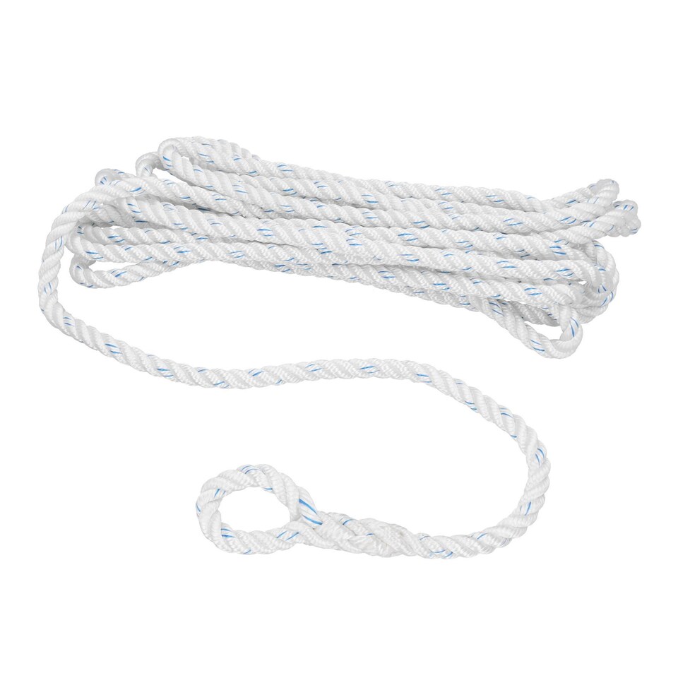 image 1 of 6 Pack Spliced Polyester Mooring Line 10mm x 10m Boat Dock Line Rope Warp