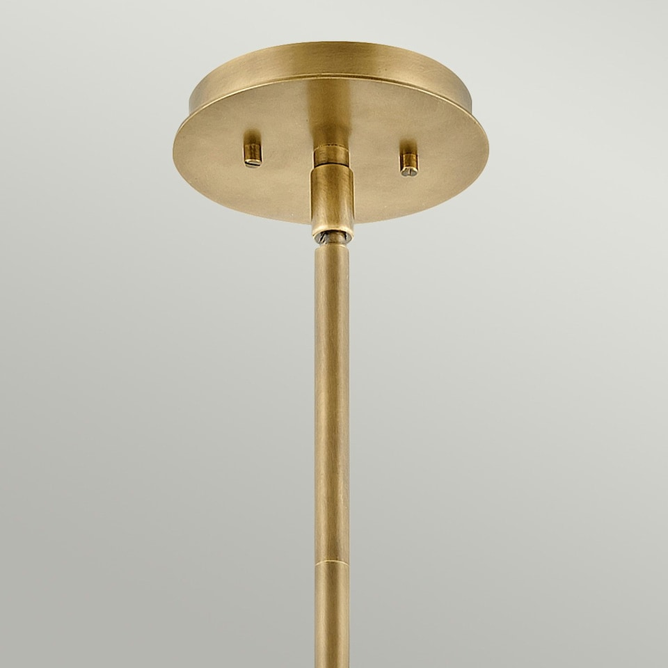 image 1 of Hinkley Lotus Dome Pendant Ceiling Light Heritage Brass