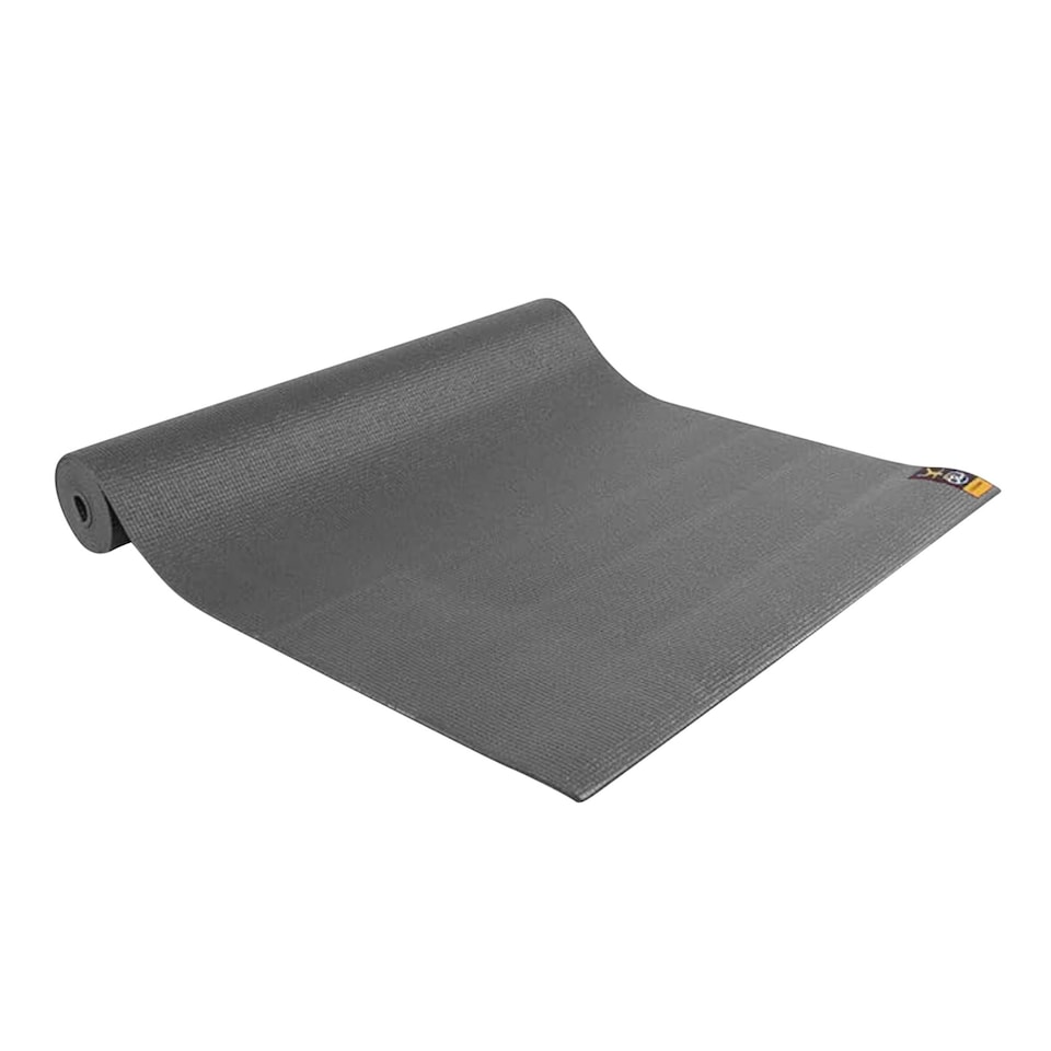 image 1 of Fitness Mad Warrior II Plus Yoga Mat - Graphite - One Size