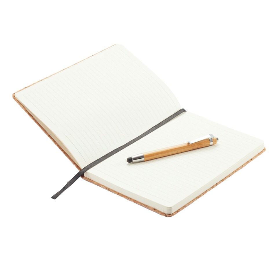 image 1 of XD Collection Bamboo A5 Notebook & Pen - Brown - One Size