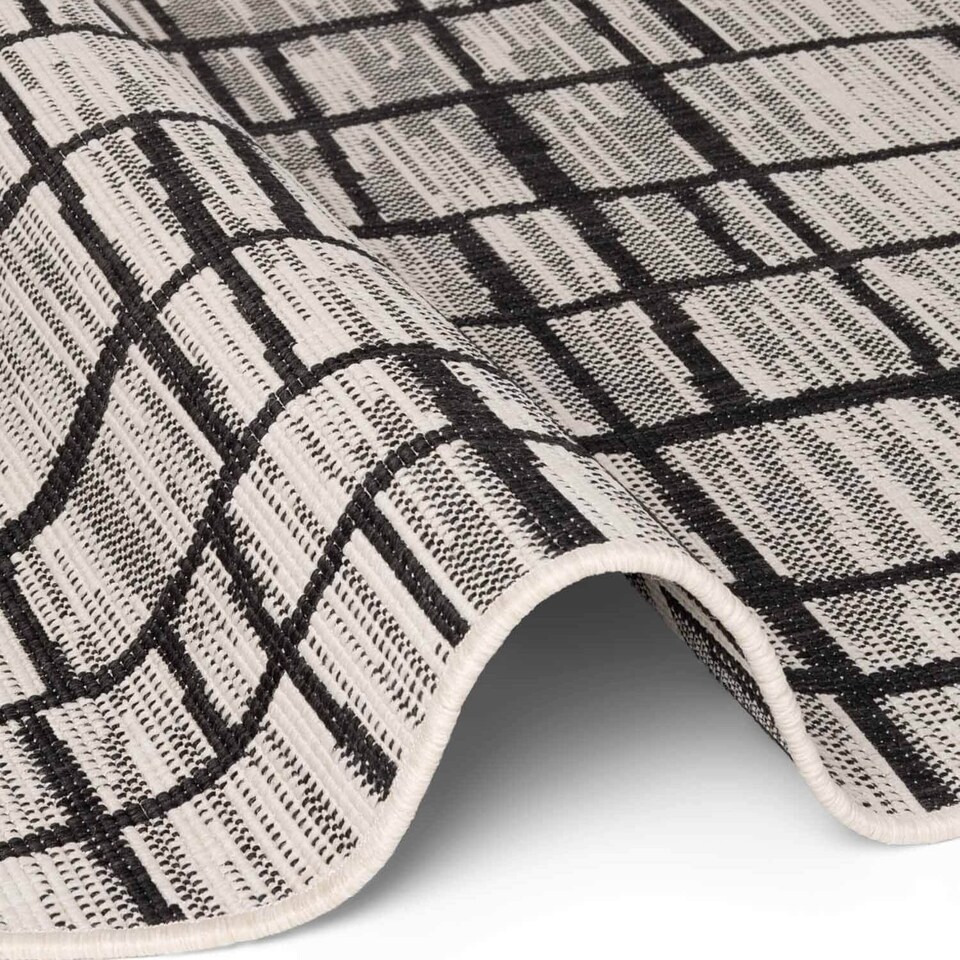 image 1 of Ted Baker Indoor Outdoor Crouch Round Abstract Rug
