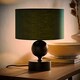 image 3 of ValueLights Anthony Candlestick Table Lamp Green Shade