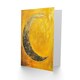 image 2 of Greeting Card Crescent Moon Orange Gold Moonlight Tassels Birthday
