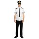 image 1 of Fever Mens Mile High Pilot Costume - White/Black - L L