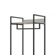 image 7 of Alva Open Wardrobe with 2 Drawers Grey | Grey Oak