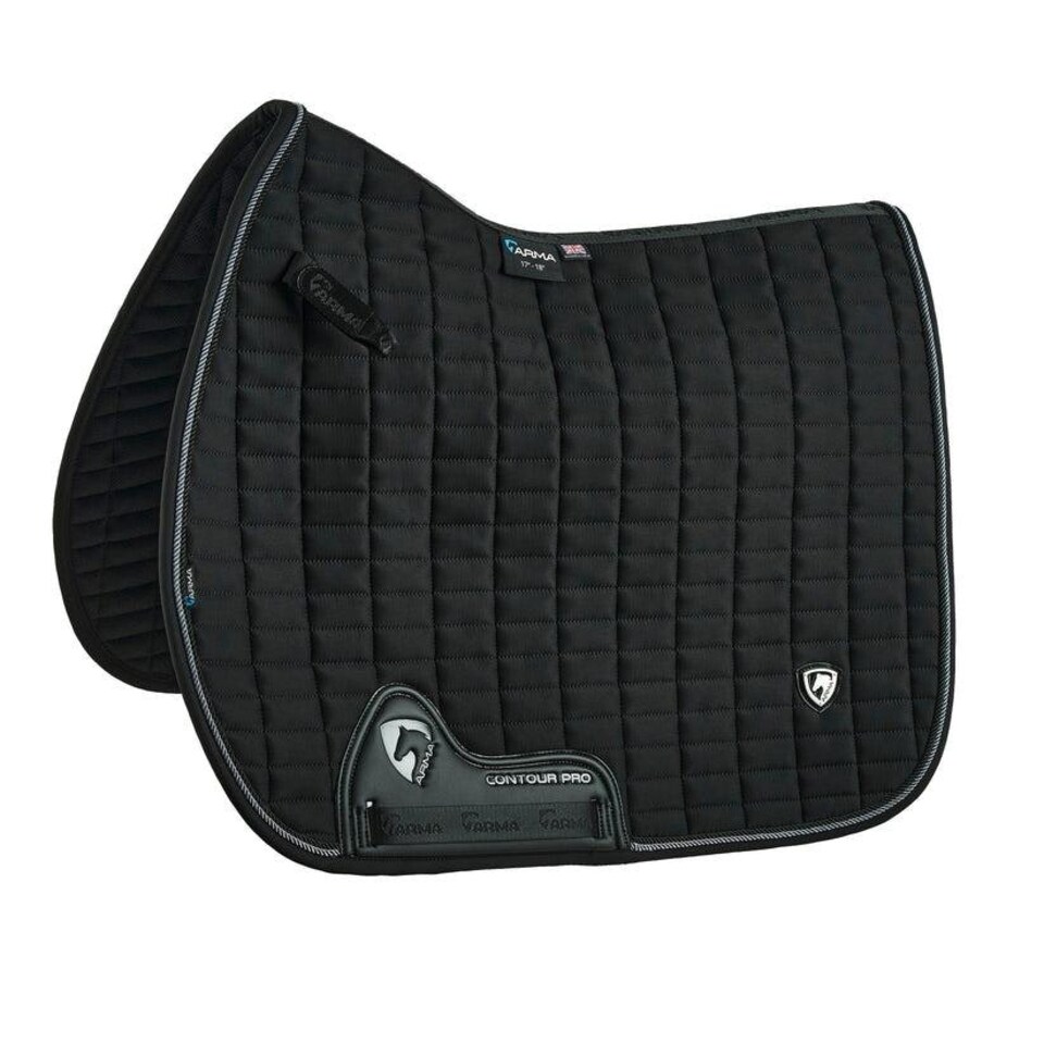image 1 of Shires ARMA Classic GP Saddlecloth Black | Size: 15-16.5 Inch
Colour: Black