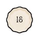 image 1 of Hello 18 Elegant Milestone Birthday Round Paper Plates 18cm - Pack of 6 | Multi