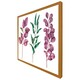image 4 of Purple & green leaves (Picutre Frame) Black | XL