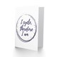 image 2 of I Cycle Therefore Am Cyclist Bike Lover Quote Card