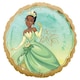 image 1 of Tiana Once Upon A Time Disney Princess Round Foil Helium Balloon 43cm / 17 in | Green