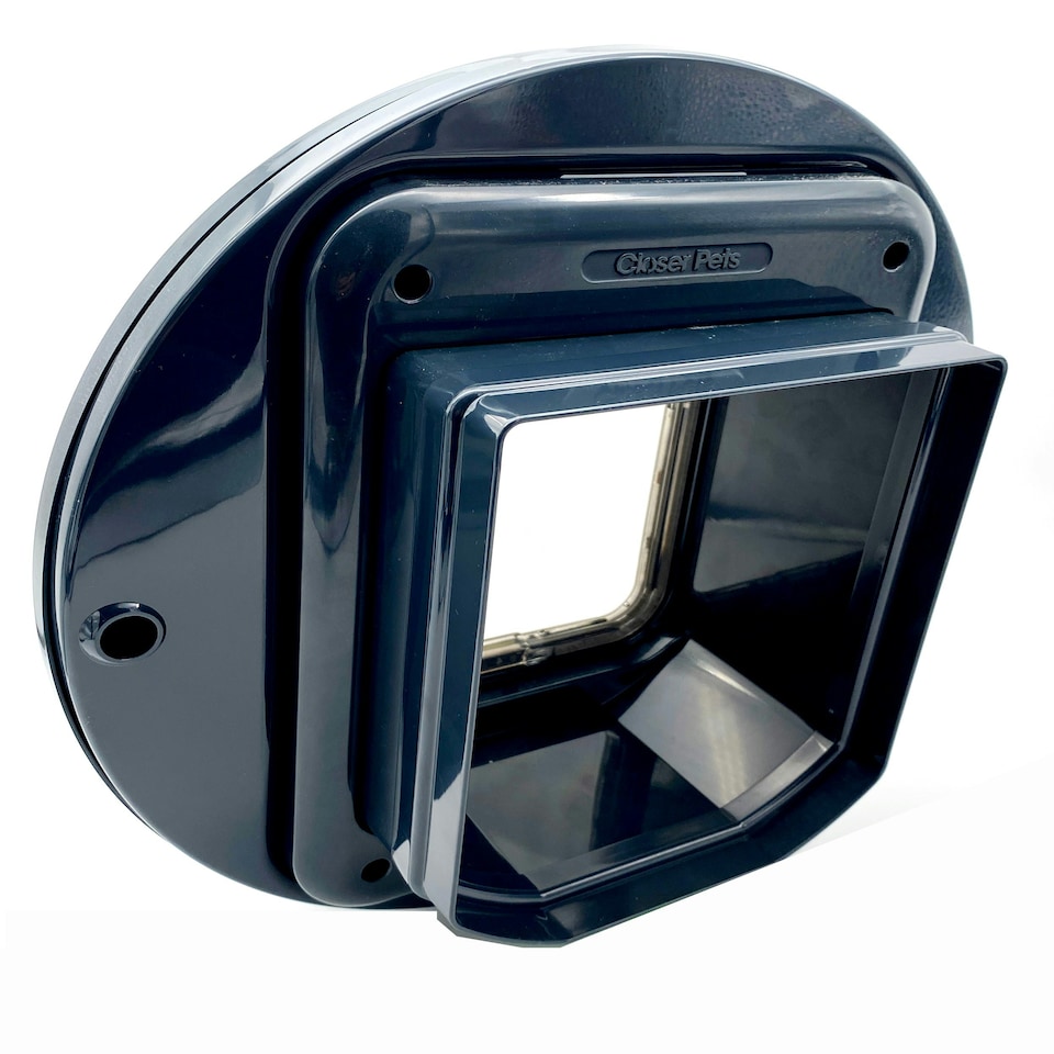 image 1 of Cat Mate Cat Flap Adapter Kit for Walls and Glass Panels – Dark Grey (361G)