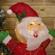 image 6 of 68cm Battery Powered Collapsible Santa Figure 49 Static Warm White LEDs