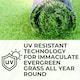 image 6 of 35mm Artificial Grass - Natural and Realistic Looking Fake Lawn Astro Turf | Green | 1.5M x 1M | 1