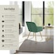 image 2 of Chair Marilyn - with armrests, padded, velvet look, golden steel legs - per piece Green | Dark Green/Gold