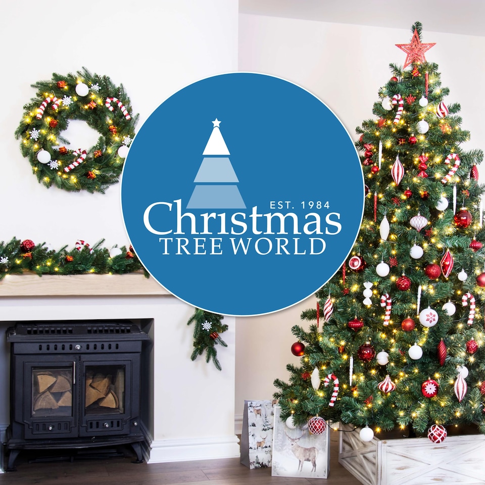 image 1 of Christmas Tree World  6ft/180cm Arbor Ultima Half Christmas Tree