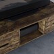image 2 of Vida Designs Brooklyn 2 Drawer TV Unit - Dark Wood | Black | Dark Wood | 1