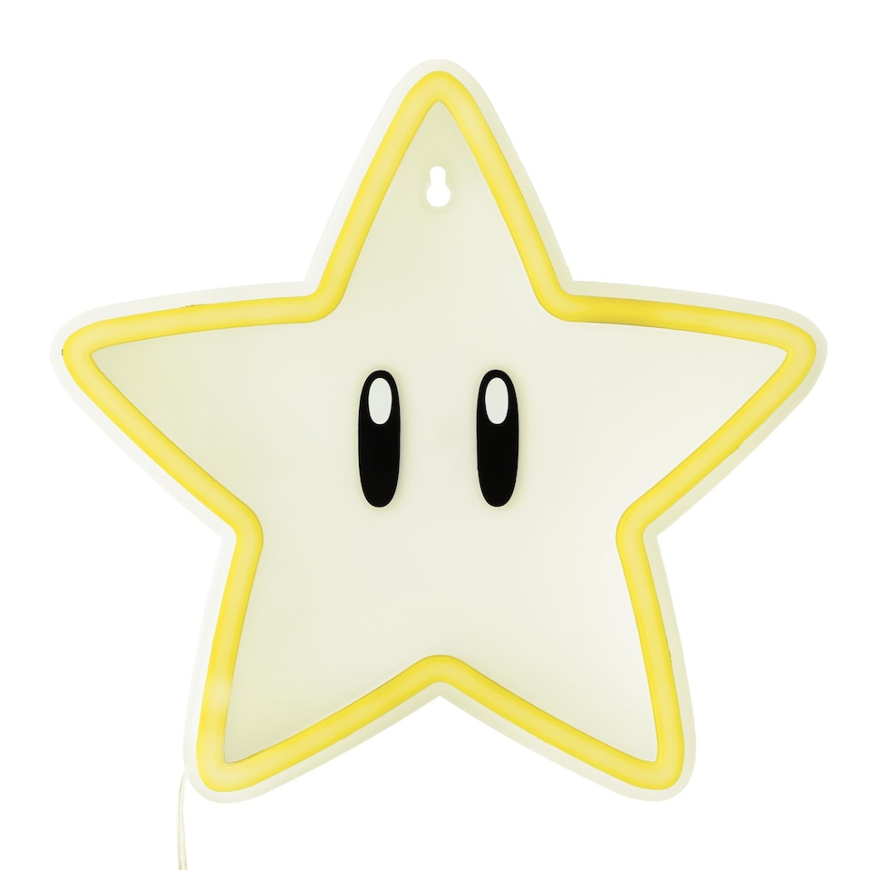 image 1 of Super Mario Super Star LED Neon Light
