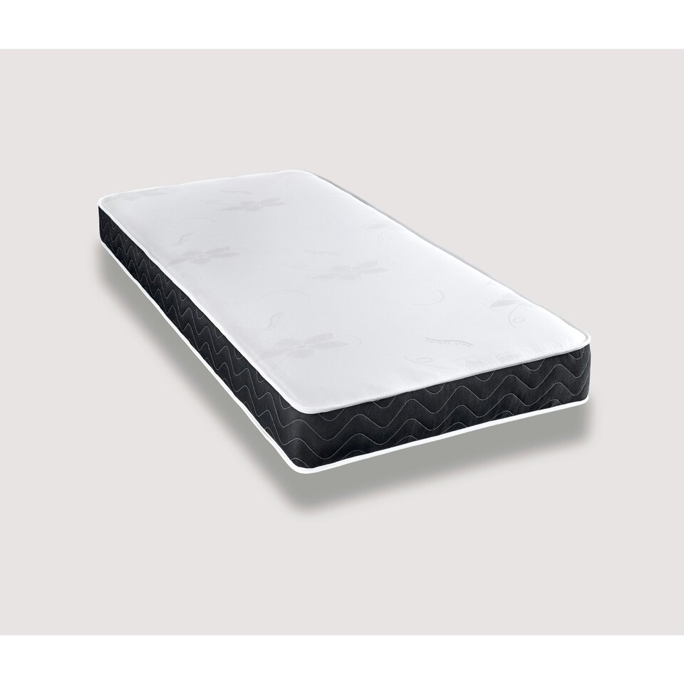 image 1 of Mars Black Border Hybrid Mattress - 17cm Deep, Medium-Soft Feel Black | Small Double