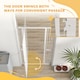 image 6 of PawHut 180cm Extra Tall Pet Gate Cat Gate with Narrow Gap, 77-104cm Wide