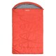 image 3 of Mountain Warehouse Summit 250 Square Sleeping Bag Insulated Two Way Zip Camp Bed Right Handed Zip - Long length (215cm) Orange | Burnt Orange