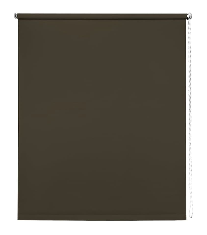 image 1 of 85cm Chocolate Trimmable Thermal Blackout Roller Blinds | Grey | Grey