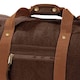 image 2 of Quadra Vintage Canvas Holdall Duffle Bag - 45 Litres (Pack of 2) | Brown | Vintage Brown | One Size | 1