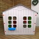 image 6 of 1.15m Kids Indoor Outdoor Plastic Wendy House Galilee Village Playhouse