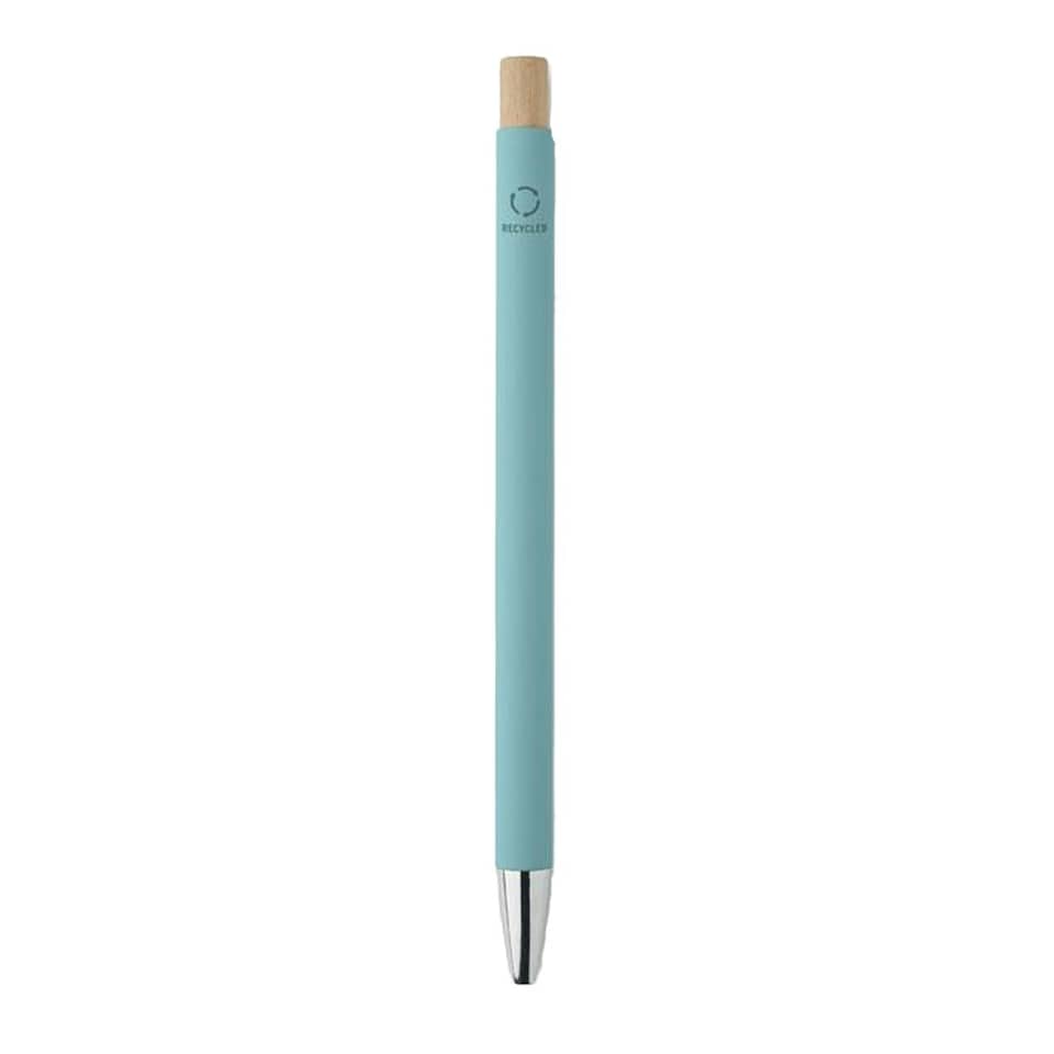 image 1 of MidOcean Bergamo Recycled Aluminium Ballpoint Pen - Baby Blue - One Size