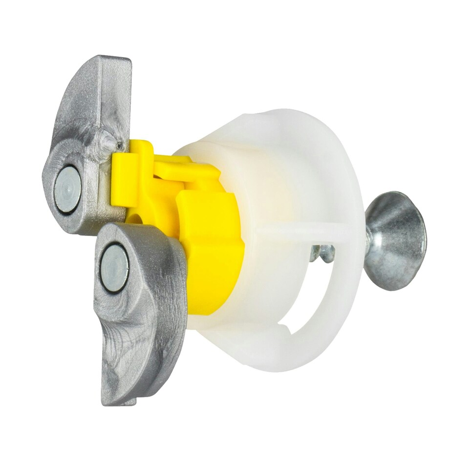 image 1 of Gripit 15mm Plasterboard Fixing Stud Wall Anchor Max 71kg - Yellow - 25 Pack