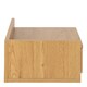 image 3 of Ashlan Square Bedside Table with 1 Drawers in Oak