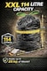 image 4 of Hero Webtech Super Strong Black Embossed Drawstring Bin Bags 114L – 28 Heavy Duty Tear-Resistant Refuse Sacks