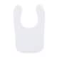image 1 of Larkwood Baby Unisex Plain & Contrast Bib - White - One Size