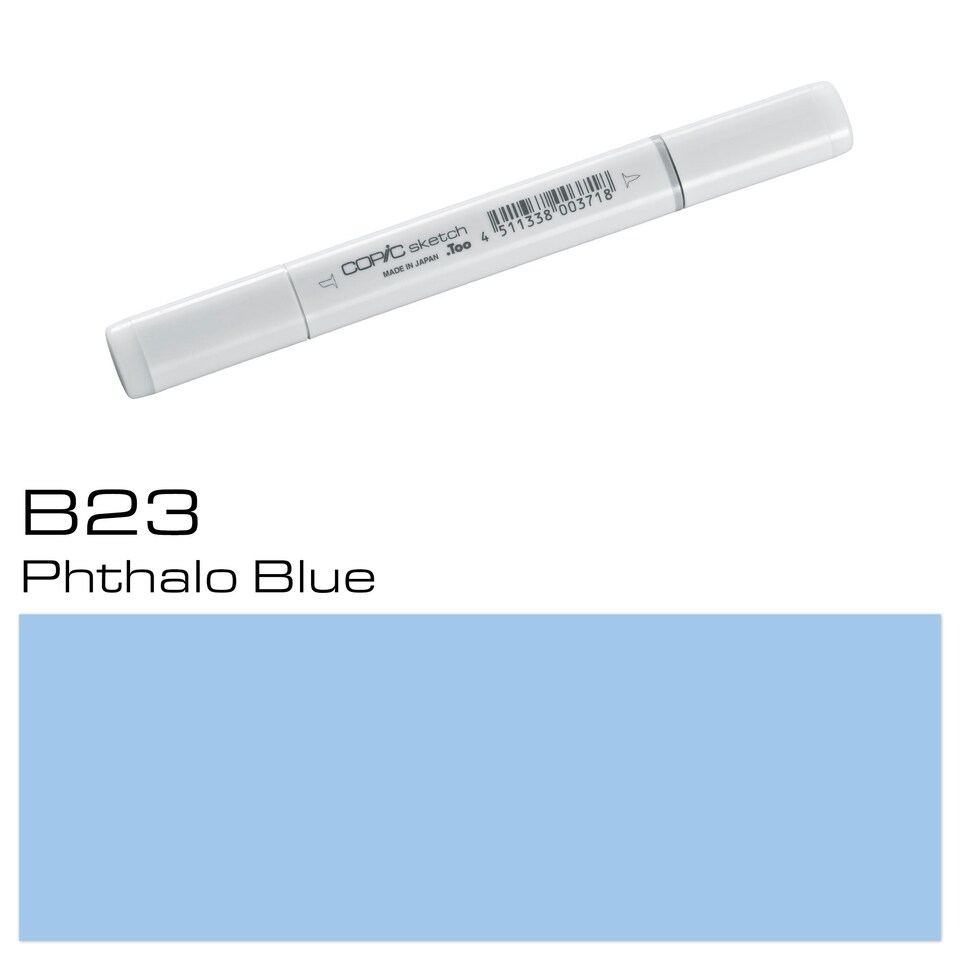 image 1 of Copic Sketch Marker, Phthalo Blue, Single Pen