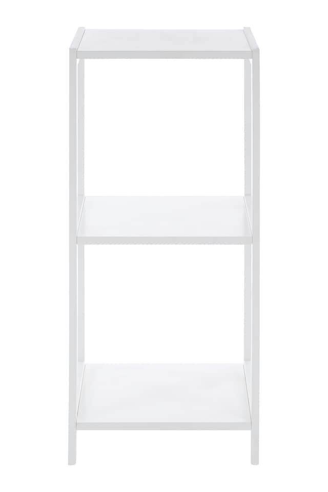 image 1 of Dara 3 Tier Rustic Bathroom Shelf | White