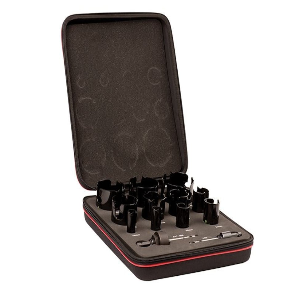 image 1 of Starrett - KMP11021 TCT General Purpose Holesaw Kit, 13 Piece