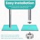 image 5 of 4mmx4mm Double Cap Rivets, Tubular Metal Studs for DIY Projects - 100pcs