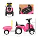 image 7 of HOMCOM Ride On Tractor Toddler Walker Foot To Floor Slider 12-36 Months Pink