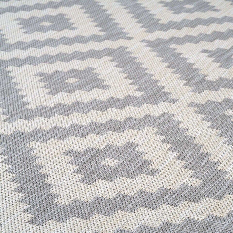 image 1 of The Rugs Outdoor Indoor Diamond Garden Patio Rug Weather Resistant Jet Washable | 100