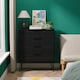 image 2 of Islay 4 Drawer Chest of Drawers in Black Ash (Ready Assembled) | Black | Black Ash