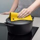 image 3 of Zeal Silicone Square Hot Mat Trivet, Worktop Protector, 18cm, Mustard