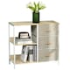 image 1 of HOMCOM Chest Dresser Tower with 3 Drawers Storage Cabinet Organizer, Beige