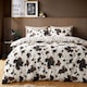 image 1 of Fusion Cow Print Duvet Cover Set Natural