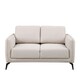 image 2 of Oslo Modern Scandi Style Fabric Living Room 2 Seater Sofa (Beige)