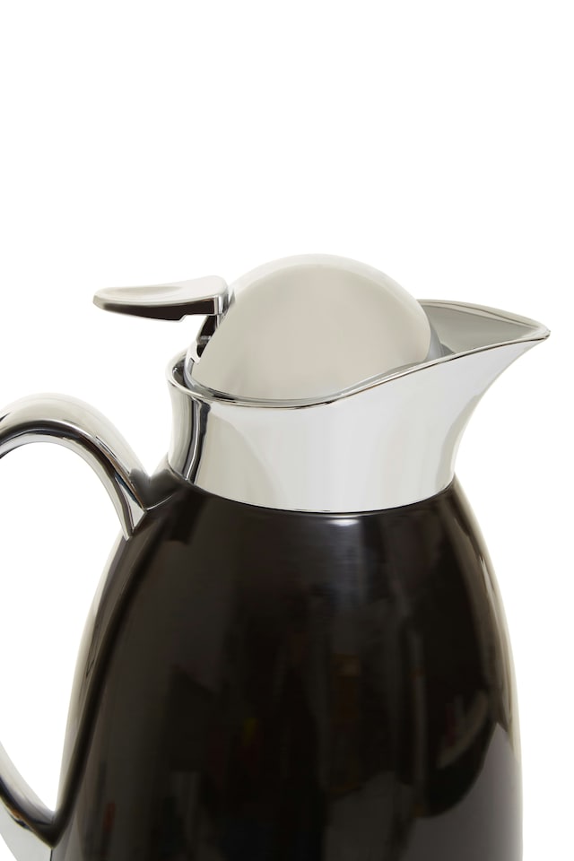 image 1 of Interiors By Premier Multipurpose Use Black Vacuum Jug, Durable Thermos Jug For Breakfast, Stylish Design Vacuum Thermos Jug