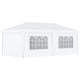 image 1 of Outsunny 3 x 6m Pop Up Gazebo Height Adjustable Party Tent w/ Storage Bag Black