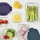 image 3 of LocknLock Ovenglass Square Food Containers with Lids, 5 x 750ml