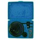 image 2 of 16pc Circle Hole Saw Round Cutter Drill Kit with Arbor and Storage Case TE110
