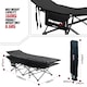 image 3 of MoverX Folding Camping Bed Single with Mattress, 160kg - Grey