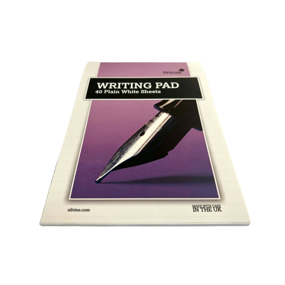 image 1 of A5 Writing Pad - Plain 40 Sheets